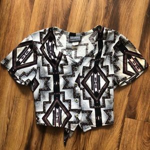 VINTAGE western blouse